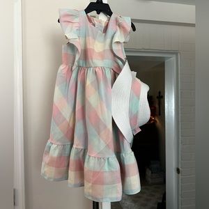 NWT Bonnie Jean Easter Dress W/ Hat